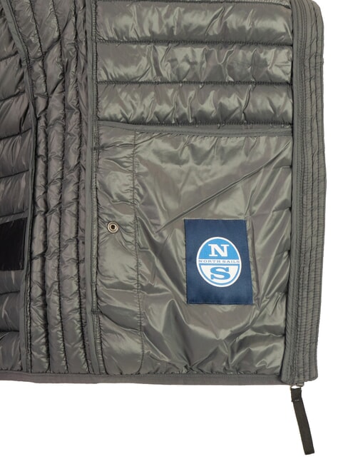 PADDED Padded jacket with hood asphalt - Men's down jackets