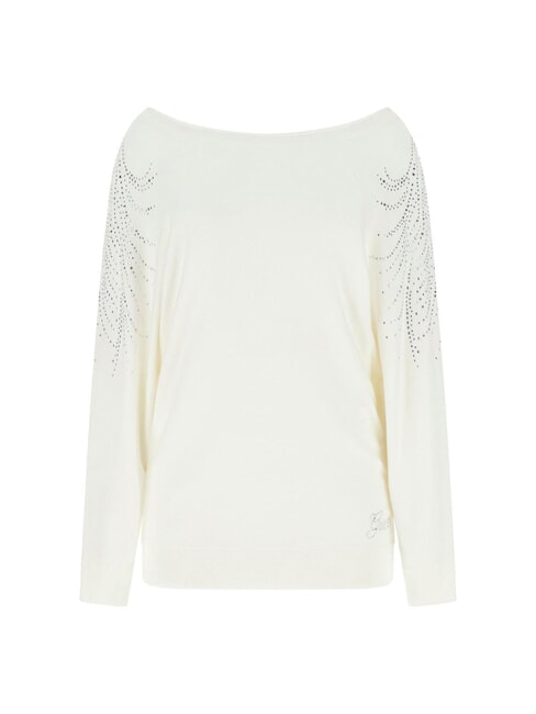 BAT SLEEVE LORETTA Relaxed fit boat neck sweater cremwhi - Women's Sweaters