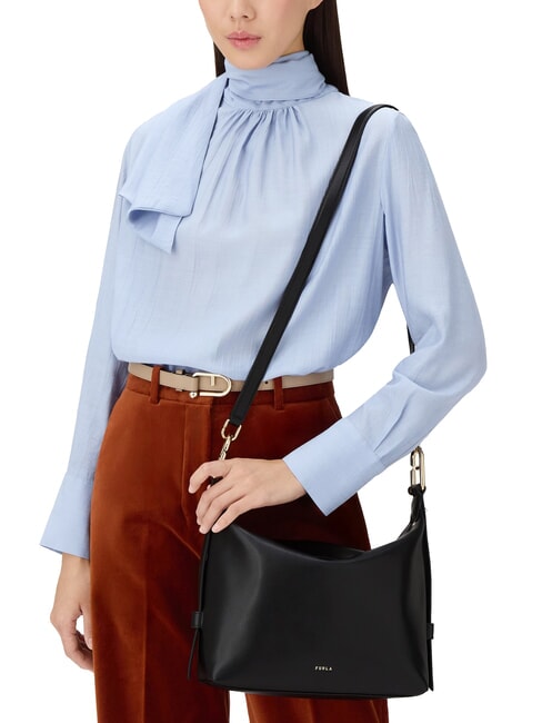 TONIE Leather shoulder bag with shoulder strap Mediterranean - Women’s Bags