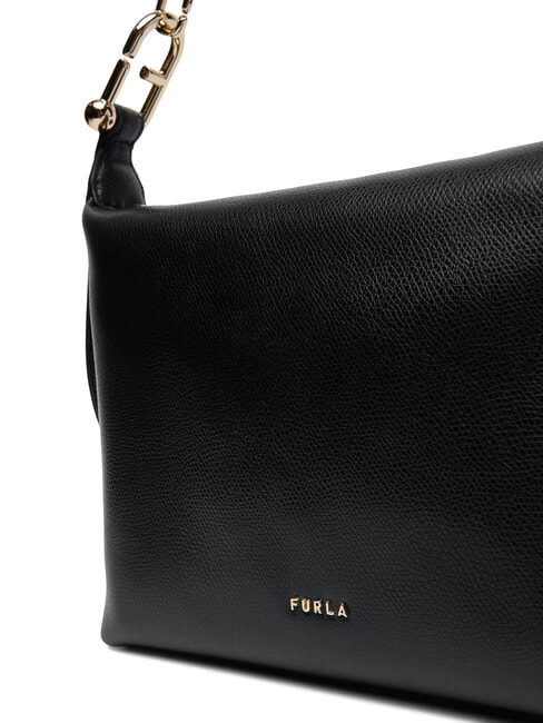 TONIE Small leather bag with shoulder strap Black - Women’s Bags