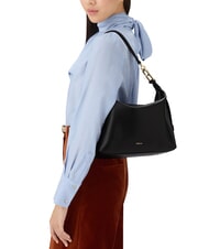 FURLA TONIE Leather shoulder bag with shoulder strap Black - Women’s Bags - 5