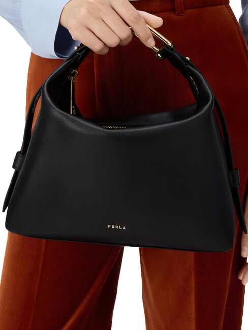 TONIE Leather shoulder bag with shoulder strap Black - Women’s Bags