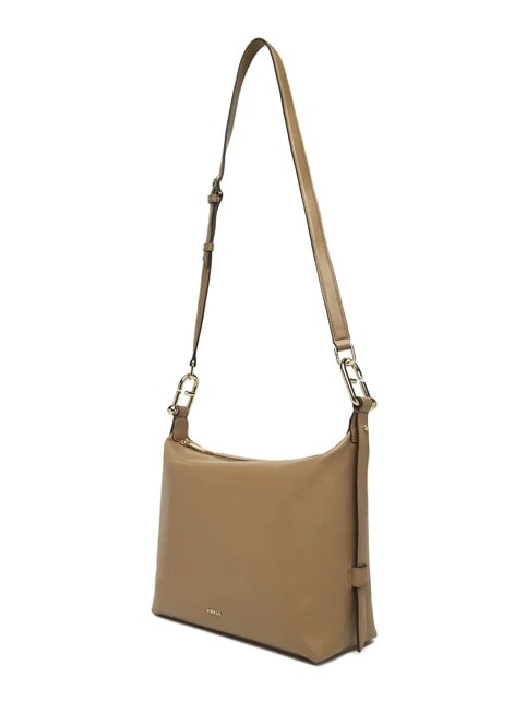 TONIE Leather shoulder bag with shoulder strap toffee - Women’s Bags