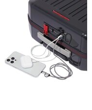 PIQUADRO PQ-LIGHT Ultra slim cabin trolley grey/red - Hand luggage - 4