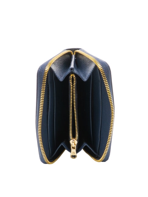 BASIC Small zip-around leather wallet blue - Women&rsquo;s Wallets