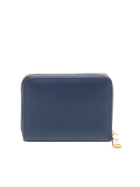 BASIC Small zip-around leather wallet blue - Women&rsquo;s Wallets