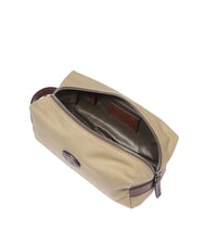 THE BRIDGE STORY Leather and canvas beauty case natural/dark ruthenium brown - Beauty Case - 5