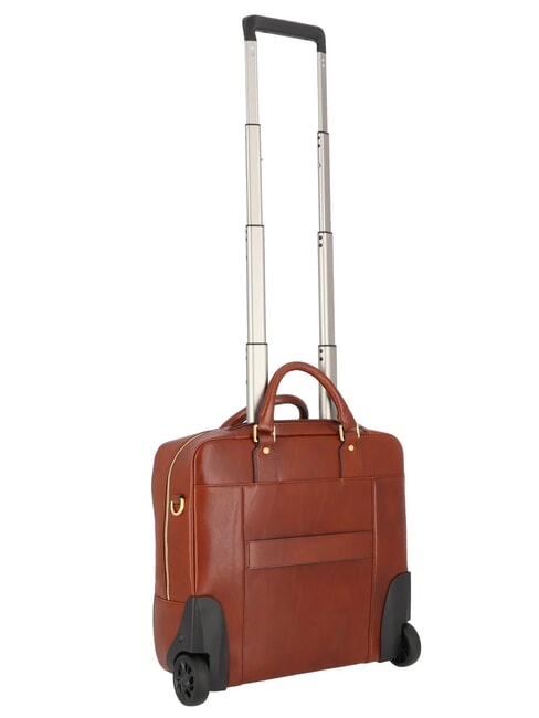 STORY Leather pilot trolley for 13" laptop BROWN - Trolley Pilot Case - Buy Online!
