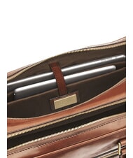 THE BRIDGE STORY UOMO Leather 15" laptop briefcase BROWN - Work Briefcases - 5