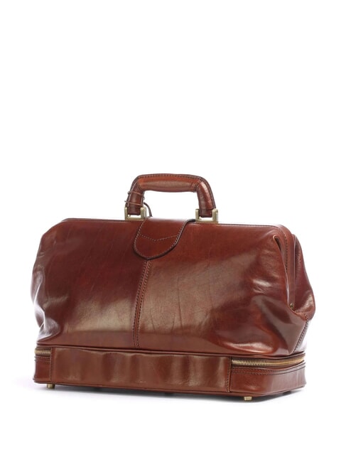 STORY UOMO Leather doctor's bag BROWN - Work Briefcases