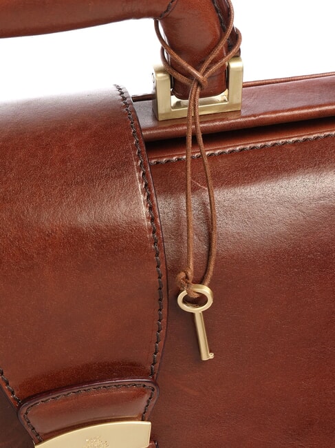 STORY UOMO Leather doctor's bag BROWN - Work Briefcases