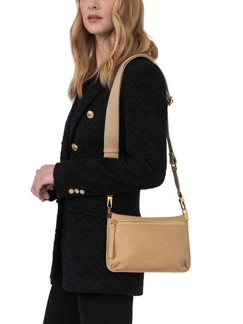 HYLE Small flat leather shoulder bag CUIR - Women’s Bags