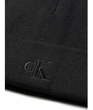 CALVIN KLEIN MONOGRAM EMBROIDERY  Hat on black - Hats - 2