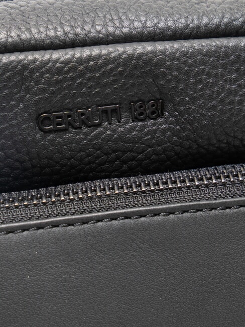 SCOTT Leather bag black - Over-the-shoulder Bags for Men