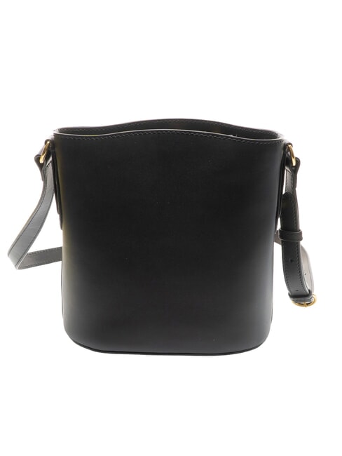 CECILIA Leather shoulder strap Black Gold - Women&rsquo;s Bags
