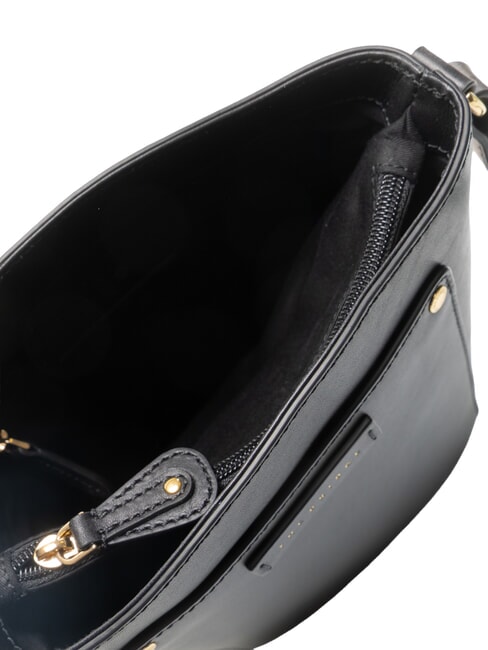 CECILIA Leather shoulder strap Black Gold - Women&rsquo;s Bags