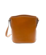 THE BRIDGE CECILIA Leather shoulder strap Cognac / Gold - Women&rsquo;s Bags - 4