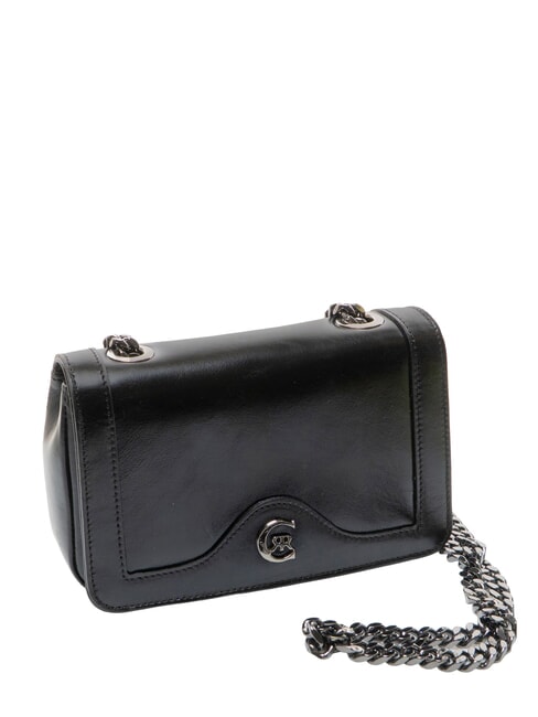 CERRUTIS Mini shoulder bag, in leather black - Women’s Bags