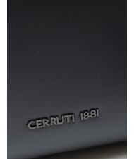 CERRUTI RORY Smooth leather bag blue - Over-the-shoulder Bags for Men - 3