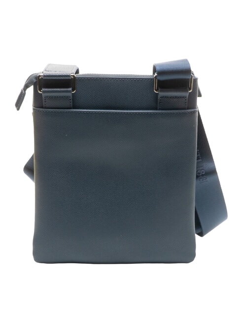 JAKE Flat leather bag blue - Over-the-shoulder Bags for Men