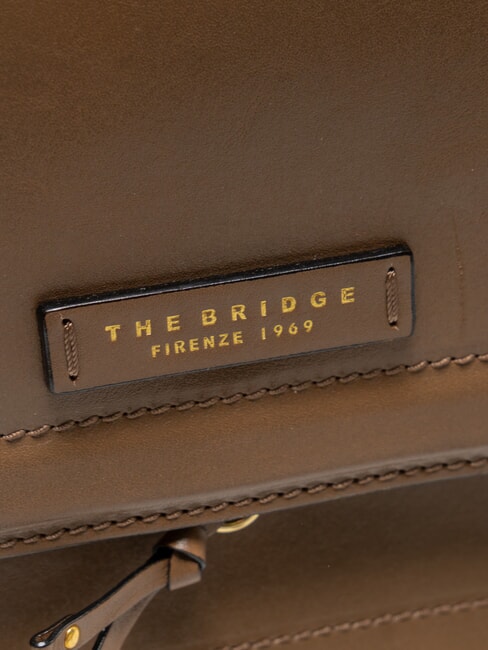 ELBA Shoulder bag, in leather oyster abb. gold - Women’s Bags