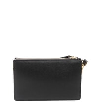 CERRUTI CERRUTIS Clutch bag with shoulder strap, in leather black - Women’s Bags - 4