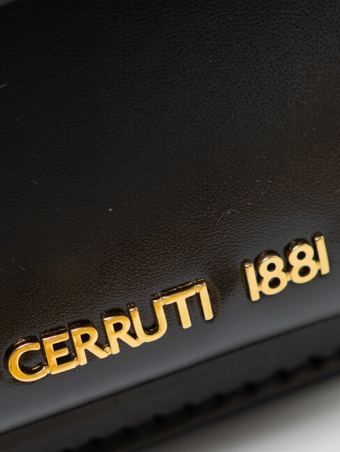 SAMANTHA Mini shoulder bag, in leather black - Women’s Bags