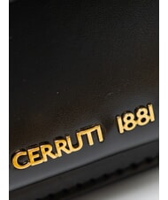 CERRUTI SAMANTHA Mini shoulder bag, in leather black - Women’s Bags - 3