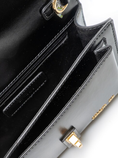 SAMANTHA Mini shoulder bag, in leather black - Women’s Bags