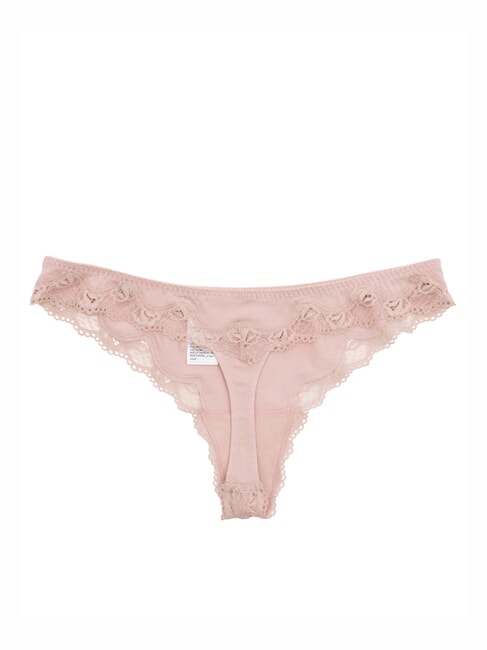 CK Thong with lace subdued - Women's briefs