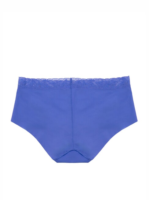 CK Raw-cut culottes with lace blue iris - Women's briefs
