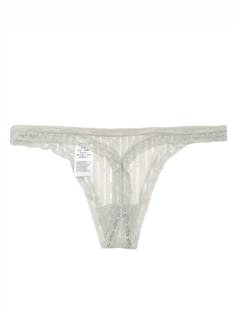 CK Thong with lace morse stripe_rich clay - Women's briefs
