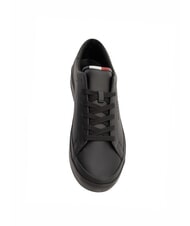TOMMY HILFIGER TH Leather sneakers black - Men’s shoes - 4