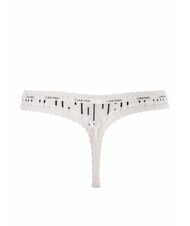 CALVIN KLEIN CK Slip with lace morse stripe_ivory - Women's briefs - 2