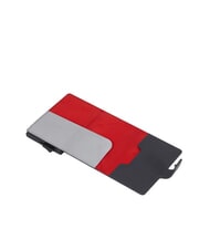 PIQUADRO URBAN Metal and leather credit card holder Grey - Men’s Wallets - 3