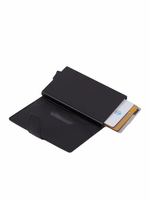 URBAN Metal and leather credit card holder Black - Men’s Wallets