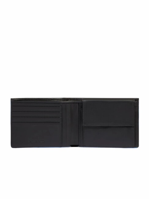 ATLAS Leather wallet with coin purse Black - Men’s Wallets