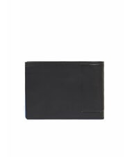 PIQUADRO ATLAS Leather wallet with coin purse Black - Men’s Wallets - 4
