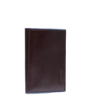 PIQUADRO BLUE SQUARE Vertical leather wallet MAHOGANY - Men’s Wallets - 3