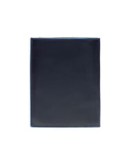 PIQUADRO BLUE SQUARE Vertical leather wallet blue - Men’s Wallets - 4