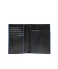 PIQUADRO BLUE SQUARE Vertical leather wallet - Men’s Wallets