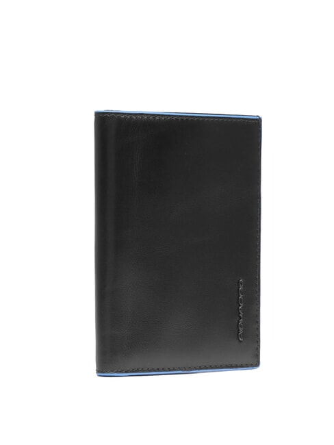 BLUE SQUARE Vertical leather wallet Black - Men’s Wallets