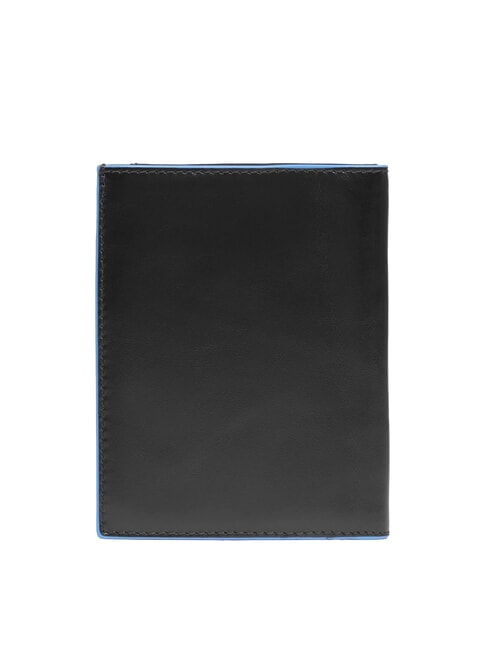 BLUE SQUARE Vertical leather wallet Black - Men’s Wallets