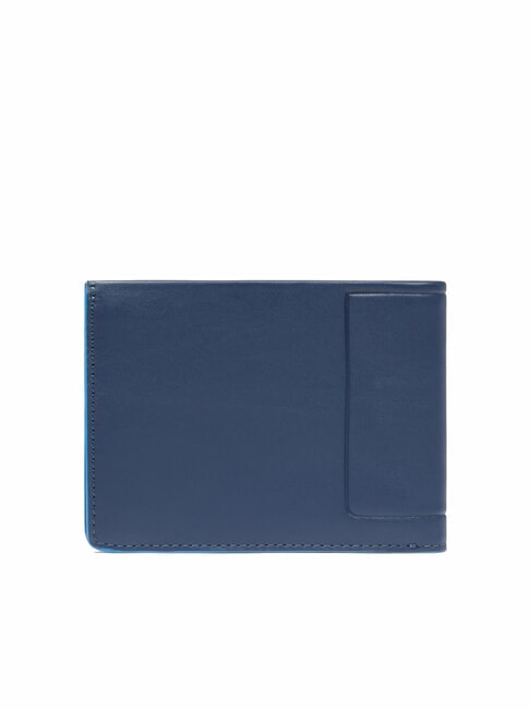 ATLAS Leather wallet with coin purse blue - Men’s Wallets