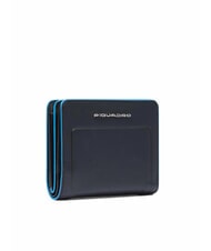 PIQUADRO ATLAS Compact women's leather wallet Black2 - Women’s Wallets - 4