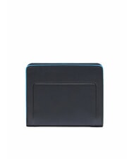 PIQUADRO ATLAS Compact women's leather wallet Black2 - Women’s Wallets - 5