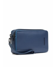 PIQUADRO ATLAS Leather pencil case with two compartments - Tablet holder& Organizer