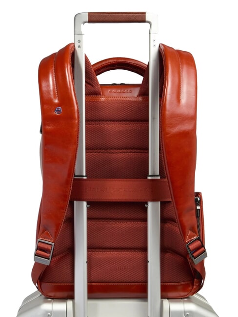 BLUE SQUARE Fast-check 14" laptop backpack leather4 - Laptop backpacks