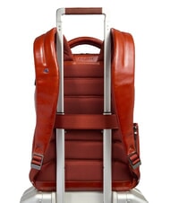 PIQUADRO BLUE SQUARE Fast-check 14" laptop backpack leather4 - Laptop backpacks - 3