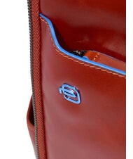 PIQUADRO BLUE SQUARE Fast-check 14" laptop backpack leather4 - Laptop backpacks - 4